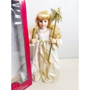 '97 Telco 24" Motionettes Christmas Angel Musical Moves Lights Up EUC Works!